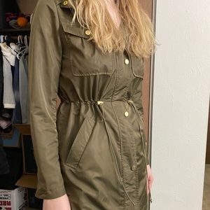 Belle badgley mischka rain jacket